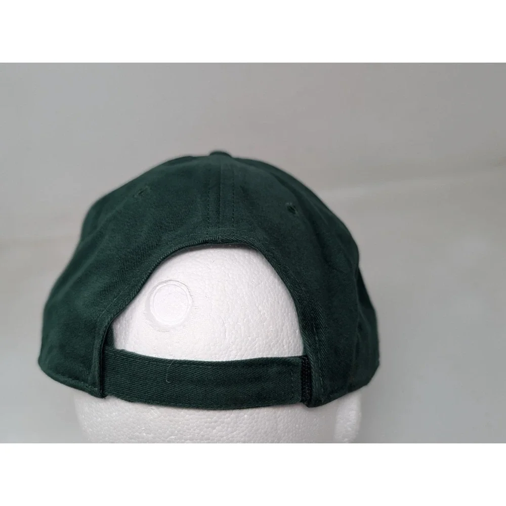 Buckmasters Cap Mens Green Camo Bill Embroidered Deer Hunting Hat Timberland VTG